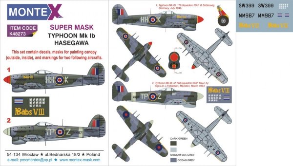 Montex K48273 TYPHOON Ib 1/48