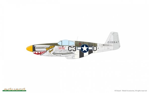 Eduard 11181 OVERLORD: D-DAY MUSTANGS / P-51B MUSTANG DUAL COMBO 1/48