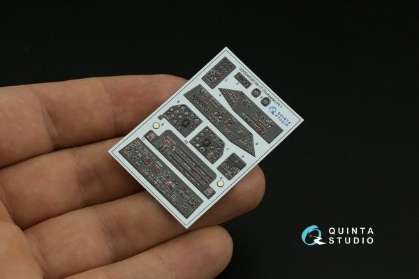 Quinta Studio QDS-48383 Mi-17 3D-Printed &amp; coloured Interior on decal paper (Trumpeter) (Small version) 1/48