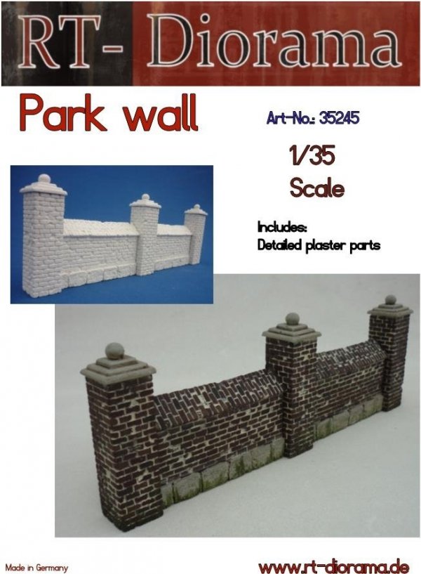 RT-Diorama 35245 Park wall 1/35