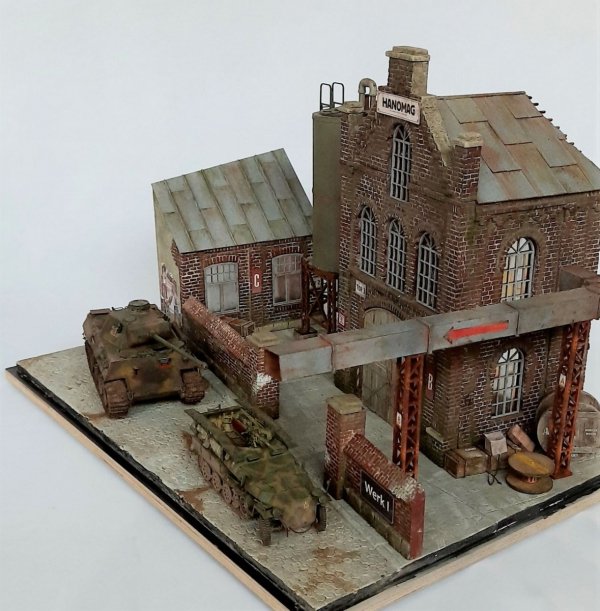 RT-Diorama 35286 Diorama-Base: &quot;Factory Yard&quot; 1/35