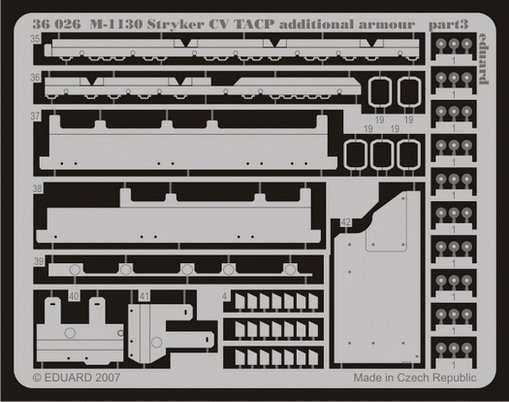 Eduard 36026 M-1130 CV TACP additional armour 1/35 AFV Club