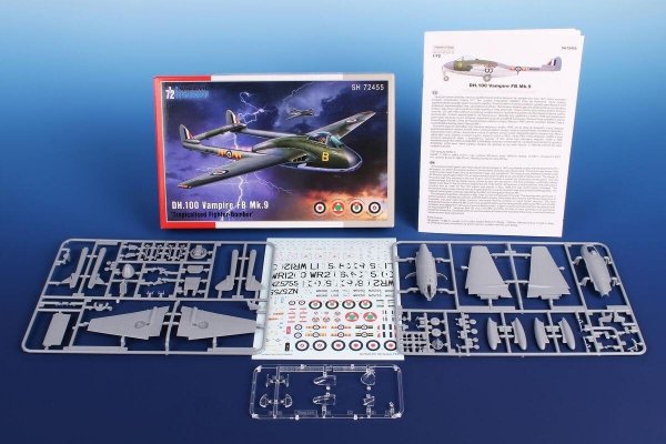 Special Hobby 72455 DH.100 Vampire FB.Mk.9 ’Tropicalised Fighter-Bomber’ 1/72