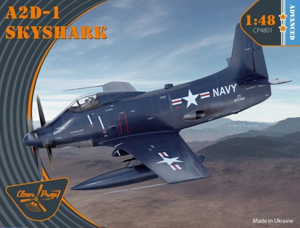 Clear Prop! CP4801 A2D-1 Skyshark ADVANCED KIT 1/48