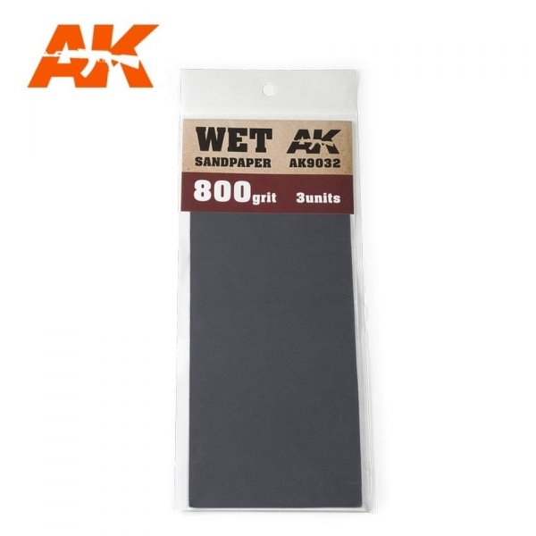 AK Interactive AK9032 WET SANDPAPER 800