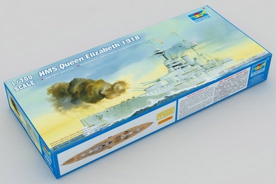 Trumpeter 05797 British battleship HMS Queen Elizabeth (1918) 1/700