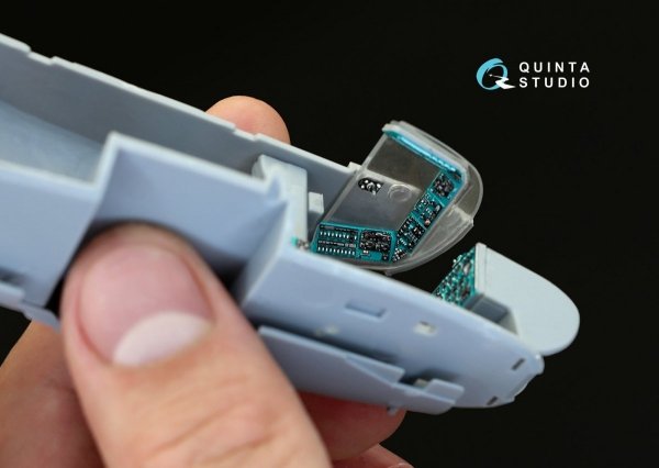 Quinta Studio QD48005 La-5 3D-Printed &amp; coloured Interior on decal paper (for Zvezda kit) 1/48