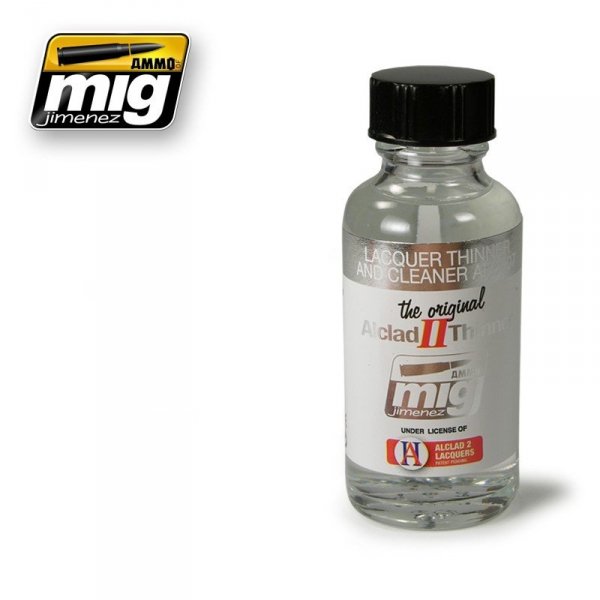 AMMO of Mig Jimenez 8200 LACQUER THINNER AND CLEANER ALC307 30ml