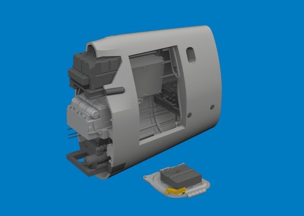 Eduard 6481066 P-40E radio compartment PRINT Eduard 1/48