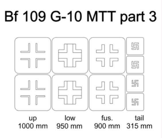 Omask 24025 Bf 109 G-10 MTT part 3 1/48