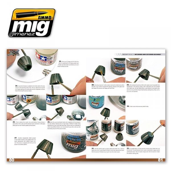 AMMO of Mig Jimenez 6051 ENCYCLOPEDIA OF AIRCRAFT MODELLING TECHNIQUES VOL.2 : INTERIORS AND ASSEMBLY (ENGLISH)