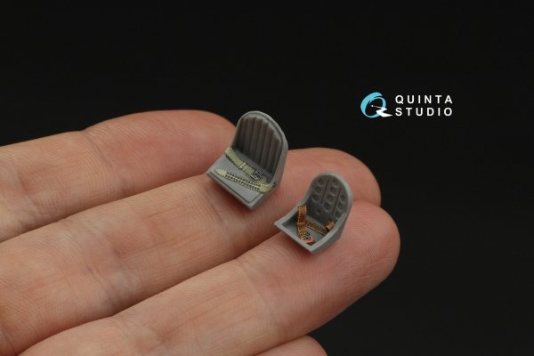 Quinta Studio QR+48123 WWII Imperial Japanese Army seat belts (3D decal with metal buckles) (All kits) 1/48