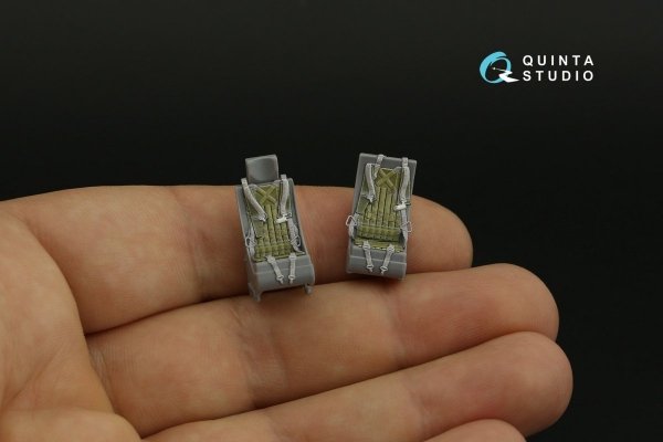 Quinta Studio QD48295 Mi-35M 3D-Printed &amp; coloured Interior on decal paper (Zvezda) 1/48
