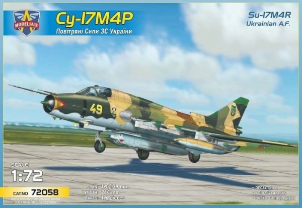Modelsvit 72058 Su-17M4R Ukrainian A.F. 1/72