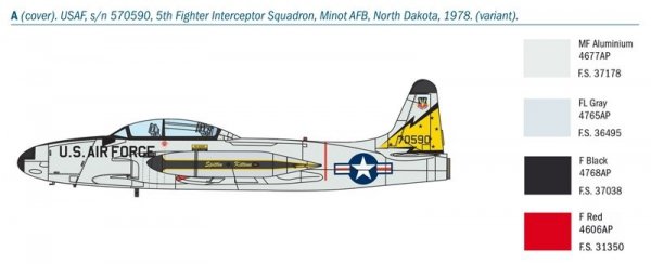 Italeri 1444 T-33A SHOOTING STAR 1/72
