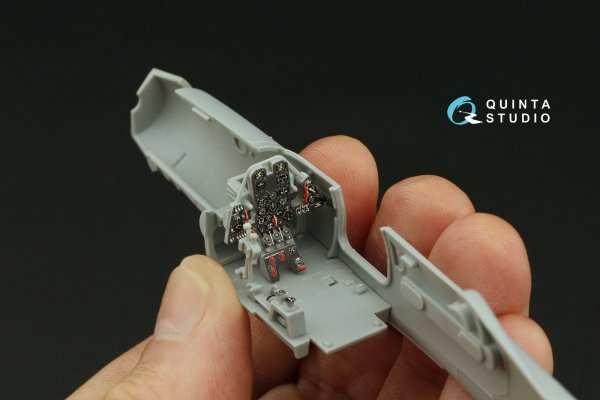 Quinta Studio QD48514 P-39Q/N Airacobra 3D-Printed coloured Interior on decal paper (Arma Hobby) 1/48