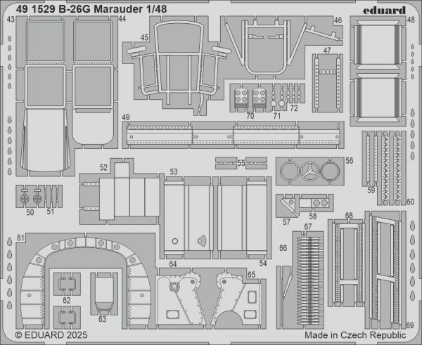 Eduard 491529 B-26G Marauder ICM 1/48