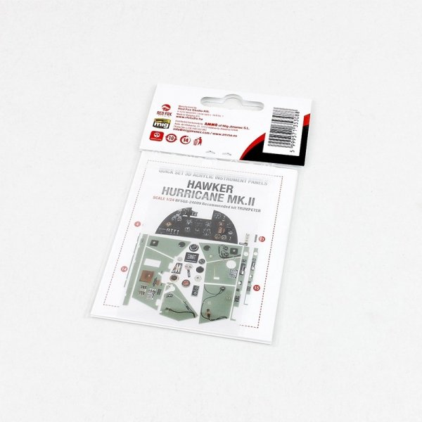 Red Fox Studio QS-24009 Hawker Hurricane Mk.II for Trumpeter kit 1/24