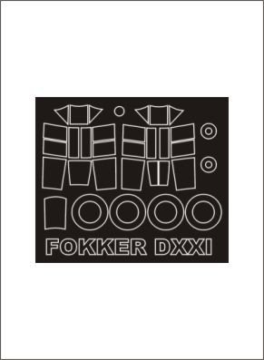 Montex SM48291 FOKKER DXXI SPECJAL HOBBY