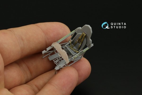 Quinta Studio QD48401 Hawker Hurricane family 3D-Printed &amp; coloured Interior on decal paper (Hobby Boss) 1/48