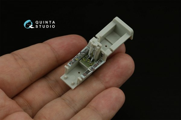 Quinta Studio QD72136 Mitsubishi F-1 3D-Printed &amp; coloured Interior on decal paper (Hasegawa) 1/72