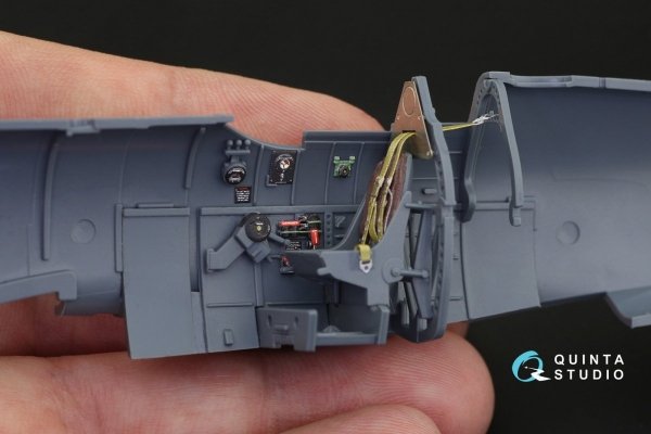 Quinta Studio QD48189 Spitfire Mk.V 3D-Printed &amp; coloured Interior on decal paper (for Eduard kit) 1/48