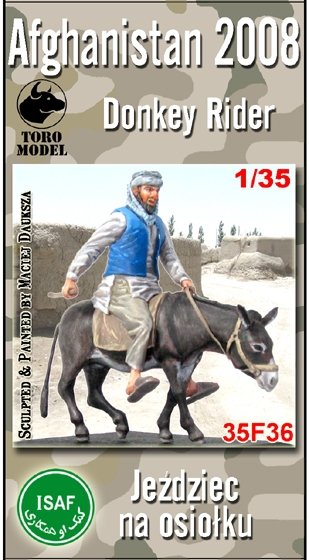 Toro 35F36 Afganistan 2008 - Jeździec na osiołku 1/35
