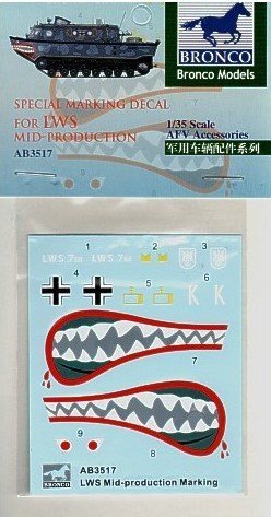 Bronco AB3517 Special Marking Decal for LWS Mid production 1/35