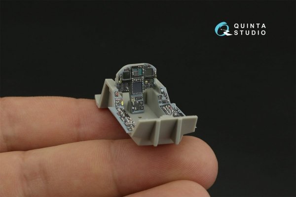 Quinta Studio QDS-48278 F/A-18А++ 3D-Printed &amp; coloured Interior on decal paper (HobbyBoss)(Small version) 1/48