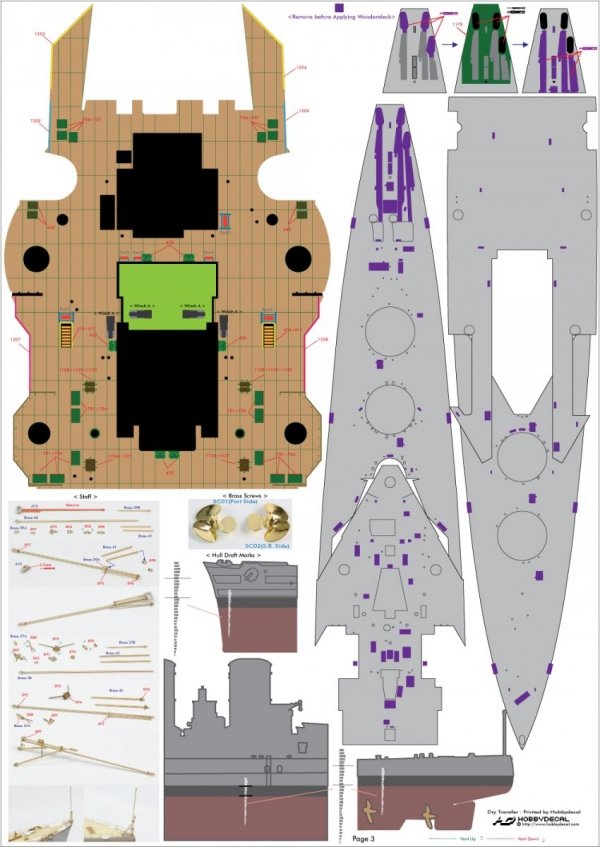 Pontos 23009F1 HMS HOOD 1941 Detail Up Set 1/200