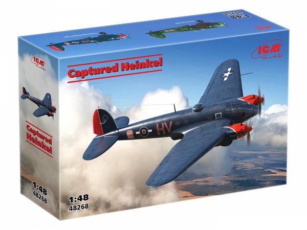 ICM 48268 Captured Heinkel 1/48