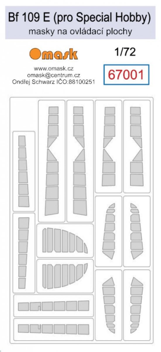 Omask 17003 Mig-21MF/MFN masks for panels (for Eduard) 1/72