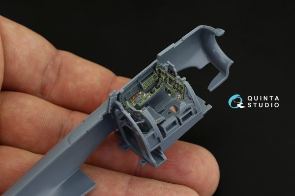 Quinta Studio QD48239 A6M2 Zero 3D-Printed &amp; coloured Interior on decal paper (Eduard) 1/48