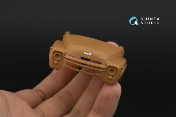 Quinta Studio QD43002 ZIL-MMZ-555 3D-Printed coloured Interior on decal paper (Zvezda) 1/43
