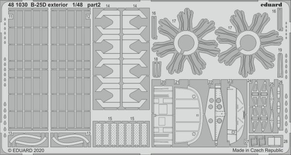 Eduard 481030 B-25D exterior 1/48 REVELL