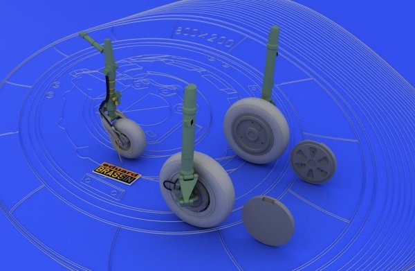 Eduard 648026 MiG-21 wheels 1/48 (EDUARD)