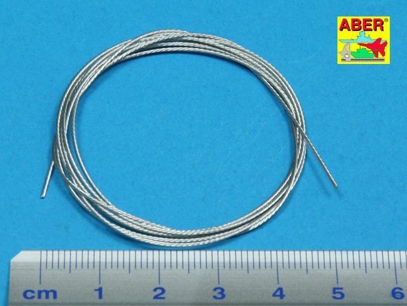 Aber TCS06 Stainless Steel Towing Cables 0,6mm, 1m long