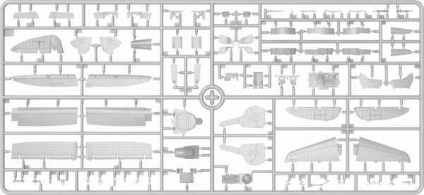 MiniArt 48060 P-47M THUNDERBOLT. DORSAL FIN. BASIC KIT 1/48