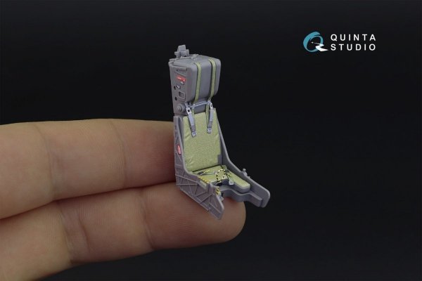 Quinta Studio QD32101 F/A-18C Early 3D-Printed &amp; coloured Interior on decal paper (for Academy kit) 1/32