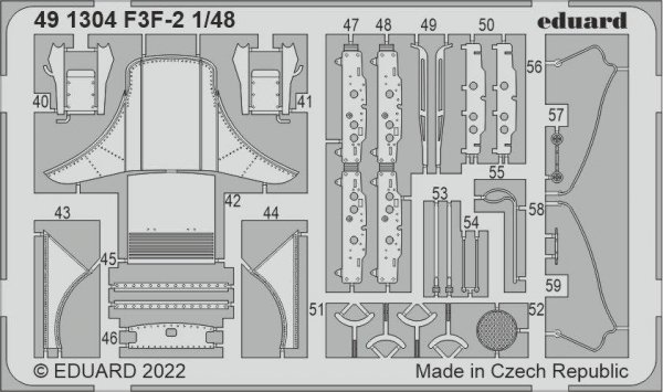 Eduard BIG49352 F3F-2 ACADEMY 1/48