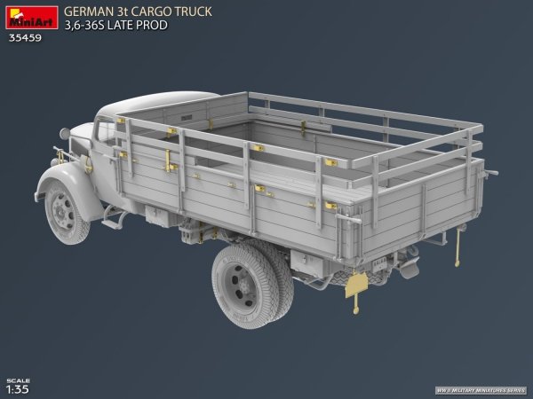 MiniArt 35459 German 3t Cargo Truck 3.5-36s Late Production 1/35