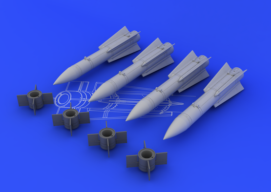Eduard 648107 AIM-54C Phoenix 1/48