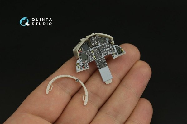 Quinta Studio QDS-32157 F-15C Late/F-15J late 3D-Printed &amp; coloured Interior on decal paper (Tamiya) (small version) 1/32