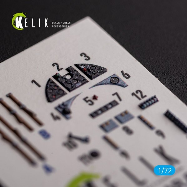 KELIK K72143 IAR.81c - interior 3D decals for IBG Models kit 1/72