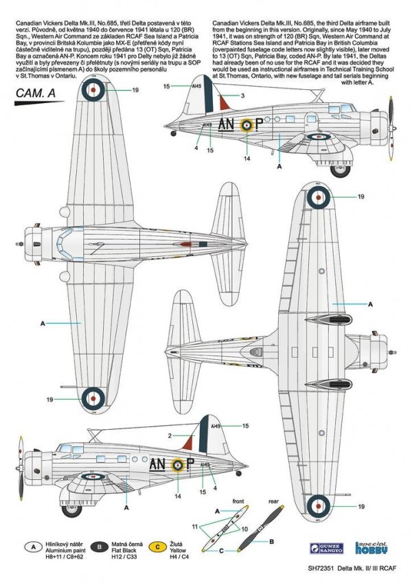 Special Hobby 72351 Delta Mk. II/ III RCAF 1/72
