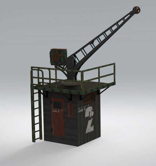 RT-Diorama 35309 4to. Railroad-Crane 1/35