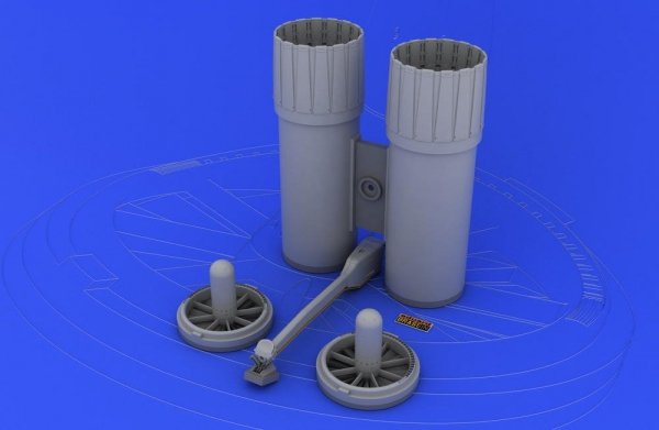 Eduard 632011 F-4 exhaust nozzles USN late 1/32 (Tamiya)
