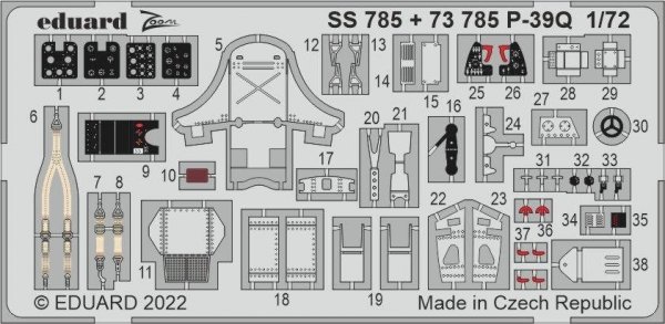 Eduard SS785 P-39Q ARMA HOBBY 1/72