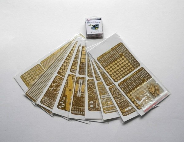 Flyhawk FH350029 WWII Japanese Battleship Fuso Detail Parts (for Fujimi 600055) 1/350