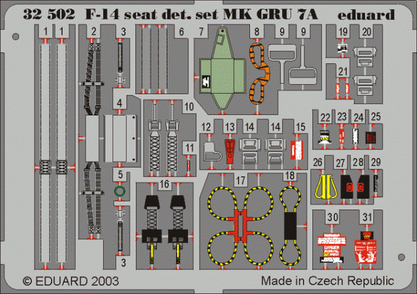 Eduard BIG3235 F-14A 1/32 TAMIYA